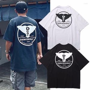 Men's T Shirts Summer DESCENANT Hidden Exclusive T-shirt Loose DCDT Print Short Sleeve