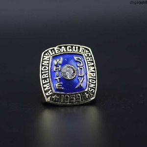 Ringas de anel comemorativo de designer Rings 1959 Chicago White Socks Championship Ring V1XP