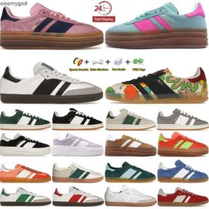 Gazelle sapatos campus sapatos casuais tênis negrito brilho pulso hortelã núcleo preto branco solar super pop rosa quase amarelo feminino tênis esportivos