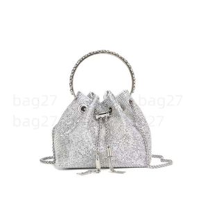 Umhängetaschen Designer-Tasche Weiche Wasser-Diamant-Tasche Damen-Dinner-Tasche Hochwertige Fransen-Tasche Handtasche-Textur voller Diamant-Umhängetasche