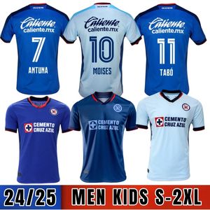 クルスアズールサッカージャージ23 24 CDSYCメキシコリーグVieira Lira RodriguezホームアウェイサードフットボールシャツLiga MX Camisetas de Futbol Kit Jersey