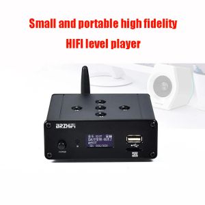 Odtwarzacz HD bezstronny odtwarzacz muzyki ESS9018 Dekodowanie Bluetooth 5.0 U Dysk TF Karta FM Radio HiFi Digital Turntable 2.1 Channel Wyjście