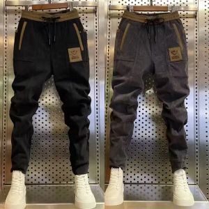 Spodnie 2023 Męskie sztruksowe spodnie dresowe hip -hop jogging Spodnie luźne spodnie swobodne spodnie neutralretro streetwear moda harajuku spodni