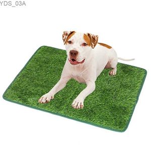 Diğer Köpek Malzemeleri Pet Pee Mat Emici Köpekler İçin Sahte Çim Pedler Eğitim Padü Yeniden Kullanılabilir Zemin Koruma Perros YQ240227