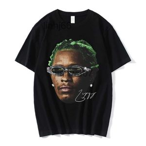 T-shirt da uomo Rapper da uomo Young Thug Graphic Shirt Uomo Donna Moda Hip Hop Street Style Tshirt Estate Casual Manica corta Tee Oversize J230705w92w233E