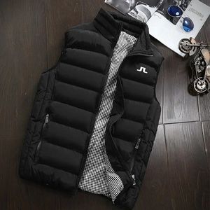 Autumn Men Golf 2024 Coat Ultralight Sleeveless Puffer Vest Warm Lightweight Down Jacket Waistcoat 240219