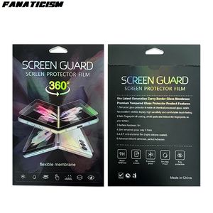 360 Degree Folding Screen Phone Hydrogel Film Packaging Box Guard Film Envelope packaging paper Bag For Samsung FOLD3 Huawei