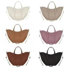 New 5A Polen Shoulder Bag Cyme Tote Bag Full-Grain Textured Leather Designer Crossbody Bags Magnetic Buckle Closure Handbag Women Luxury Large Handbags 230316