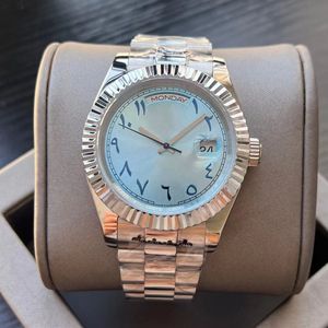 À prova d'água de alta qualidade moda mens mulheres relógio 40mm data pulseira de aço inoxidável relógios su mecânico automático senhoras vestido caixa de relógio de pulso