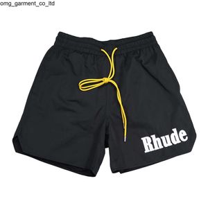 New 24ss Rhude shorts Men Desinger short Fashion brand sport pants Men Womens leather shorts