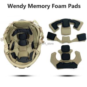 Tactical Helmets Memory Foam Tactical Pad Replacement Airsoft Helmet Pads Cushion Accessories Protective Mat for ACH MICH Team Wendy HelmetsL2402