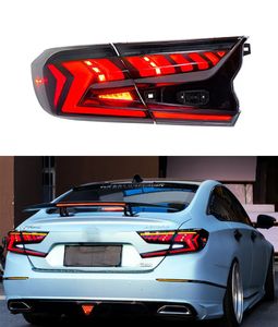 ホンダアコードG10 10.5 LED Taillight 2018-2021ターンシグナルランプカーアクセサリーのリアブレーキリバースフォグテールライト