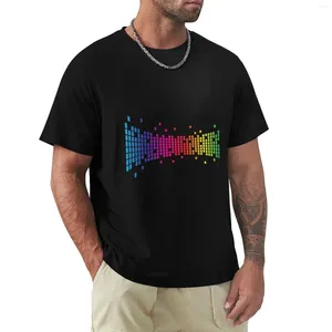 Men's Tank Tops Led Equalizer T-Shirt Black T Shirts Funny Mens Clothing