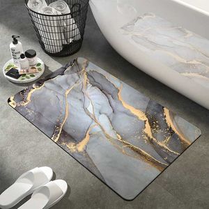 Bath Mats Super Absorbent Bathroom Mats Anti Slip Quick Dry Bath Floor Mat Rug For Shower Toilet Door Carpet Washable High Quality