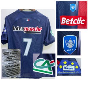 American College Football Wear Jogo Desgastado Jogador Edição 2024 Coupe De France Maillot Asensio Kolo Muani Dembele Ramos Copa da Liga Francesa Maillot Jersey