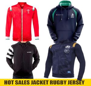 Tüm Rugby Jersey Ceket Siyahları Hoodies Rugby Sweat Forma Mens Ceket Süper İrlanda Rugby Forma Fiji Training7467563