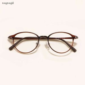 1144 Ultra Light Tungsten Kolplast Stål Myopia Lens Frame Ins For Men and Women's Artistic Small Oval Frame Student Optical Mirror