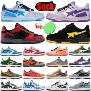 Sk8 Sta Men Women Running Shoes Abc Camo Blue Black Orange Womens Trainers Sports Sneakers Runners