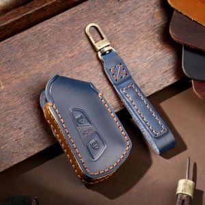 Car Key Pouch Leather Case Cover Fob Holder Keyring Shell for VW Volkswagen Golf 8 2020 Skoda Octavia A8 2021 SEAT Leon MK4