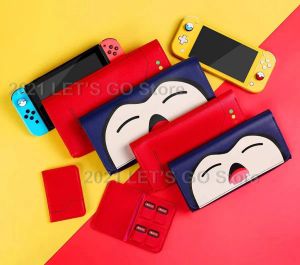 Taschen Nintend Switch Weiches Leder Schutzhülle Tragetasche Tragbare Aufbewahrungstasche für Nintendo Switch / OLED / Lite NS Zubehör