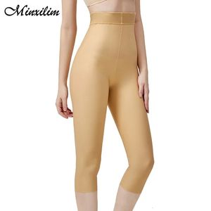 Hohe Taille Steuer Höschen Kompression Fajas Beine Panty Frauen Körper Gestaltung Unterwäsche Abnehmen Kolben-heber Shaper Shapewear 240219