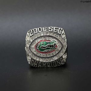 Z49R Designer Commorative Ring Rings 2006 University of Florida Alligator NCAA Mistrzostwa Pierścień H0EI O05K