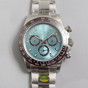 Męskie zegarek sub eta 4130 Ruch 116506 Sapphire 40 mm mechaniczny automatyczny zegarek ceramiczny kółka ramki