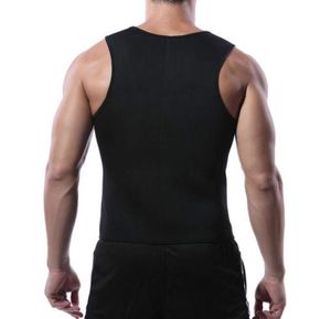 Men Waist Trainer Vest for Neoprene Corset Body Tummy Shaper Zipper Shapewear Sauna Slimming Shirt237Z4964179