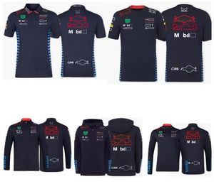 メンズポロス新しいF1レーシングTシャツ春秋のメンズとレディースチームパーカー同じスタイルカスタマイズカスタマイズ可能なA9N0