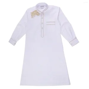 Ethnic Clothing Muslim Boys Kids Dubai Saudi Robe Thoub Jubba Thobe Daffah Arabic Dress Islamic Abaya Ramadan Thawb Middle East Caftan