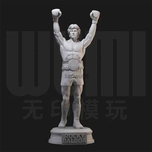 Transformation Toys Robots 1/18 1/24 1/35 Scale Rocky Harts Doll Model Classic Movie Boxer Figurer Omålade figurer Miniature CollectionL2403