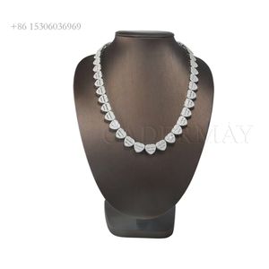 Moissanite Baguette Cut Bling Iced Out S Sterling Sier Cuban Chain Hip Hop 12Mm Jewelry Necklace