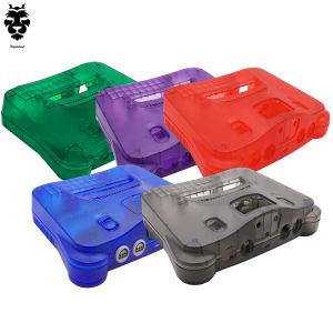 Casos NOVO Translúcido Substituição Habitação Shell Case Compatível para N64 Todas as Regiões para Nintendo N64 Retro Video Game Console Accessori