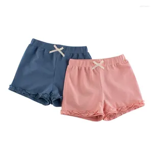Shorts 2024 Summer Children Girls Solid Cotton 2-8 Years Kids Toddler Sports Little Baby Clothes Outfit