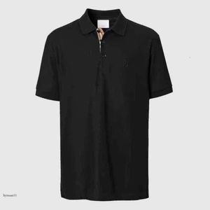 Burbery Shoe T-shirts Burbery European Station Designer Burbery for Man Casual Polo Shirt Męs