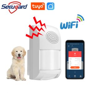 Detektor WiFi Infraröd detektor Tuya rörelsessensor 25 kg PET Immundetektorer Alarm Smart Life App Push Message Compatible Alexa Google