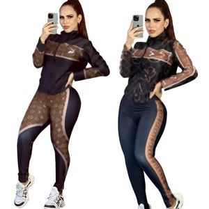 Frauen Sportswear Casual Fashion Luxus Marke Set 2-teiliger Designer Sportswear J2913