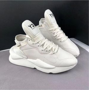 Ny Y3 sneaker män kvinnors sportskor löparskor läderskor för män tjockt solade jogging skor designer skor mens skor 44