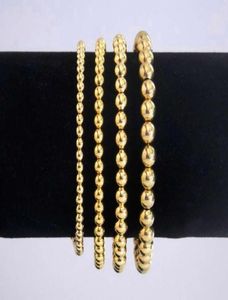 Wholale Lucky 14k Gold Filled Beads Beaded Stackable Bracelets Beaded Stretch Bracelet Minimalist76750731216926