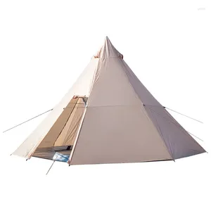 Tents And Shelters Good Quality Large Family Camping Hiking Double Layers Outdoor Pyramid Tent