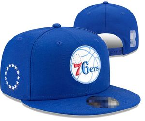 „76ers” Ball Caps 2023-24 unisex moda bawełniana bawełniana czapka baseballowa kapelusz snapback haft haft haftowy wiosna letnia czapka hurtowa a16