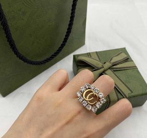 Bandringe Designer-Ring Luxus-Schmuck-Ring Diamant-Wasser-Diamant-Schmuck Edelstein-Ring Geschenk