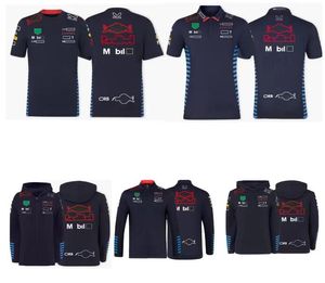 Set da corsa 2024 Nuovo F1 F1 Racing Short Short T-shirt Spring Autumn Team Hoodie stesso stile personalizzato