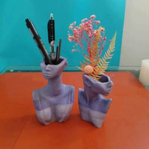 Equipments Silicone Planter Mold Bust Body Shape Flower Pot Vase Mold for Concrete Cement Resin Casting Mold for DIY Craft Tool