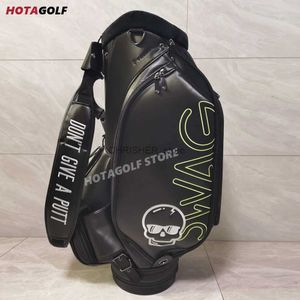Golf Bags 2023 New Fashion Skull Flower Embroidered Golf Bag Golf Caddy BagL2402