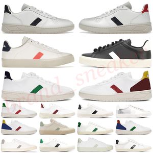 2024 Designer Sneakers V10 Campo Baixo Chromefree Esplar Sapatos de Couro Mulheres Mens Moda Luxo Branco Preto Autêntico Placa-Forma Treinadores Jogging Andando