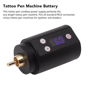 Maschine 1500mAh Tattoo Netzteil der drahtlosen USB -Batterie -Stromversorgung Digitale Anzeigeanschluss für Tätowiermaschine für Tattoo -Künstler
