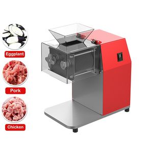 Máquina comercial de corte de carne elétrica, fatiador de carne, aço inoxidável, triturador de repolho, máquina de corte de vegetais, 110v, 220v