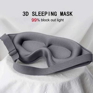 スリープマスク3Dスリープマスク目隠し睡眠エイドアイマスクソフトメモリフォームフェイスマスクアイシェード99％ブロックアウトライトスラップマスカーアイカバーパッチ