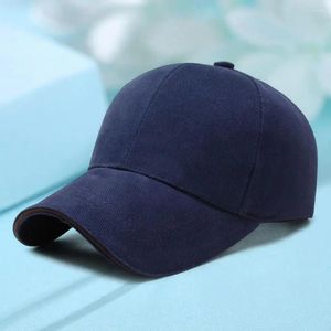 Kulkapslar solskydd hip hop baseball cap bekväm justerbar hink utökad grim utomhus hatt ren färg avslappnad